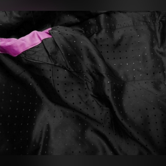 Juicy Couture Down Vest Fuchsia Purple Gold Zip - Picture 6 of 11